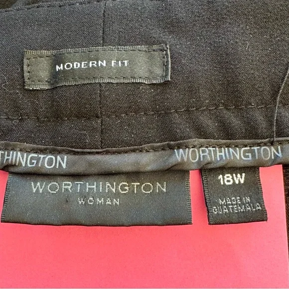 18W black Worthington dress pants - Picture 2 of 7